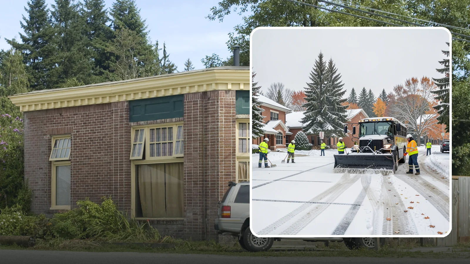 School Campus Snow Removal in Hamilton, Skagit County, WA - We clear school campuses so students, staff, and buses arrive and move safely on snowy mornings.