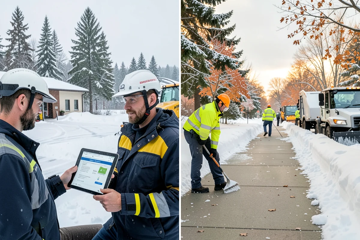 School Campus Snow Removal in Hunts Point, King County, WA - Prioritize bus loops, drop-offs, and entrances