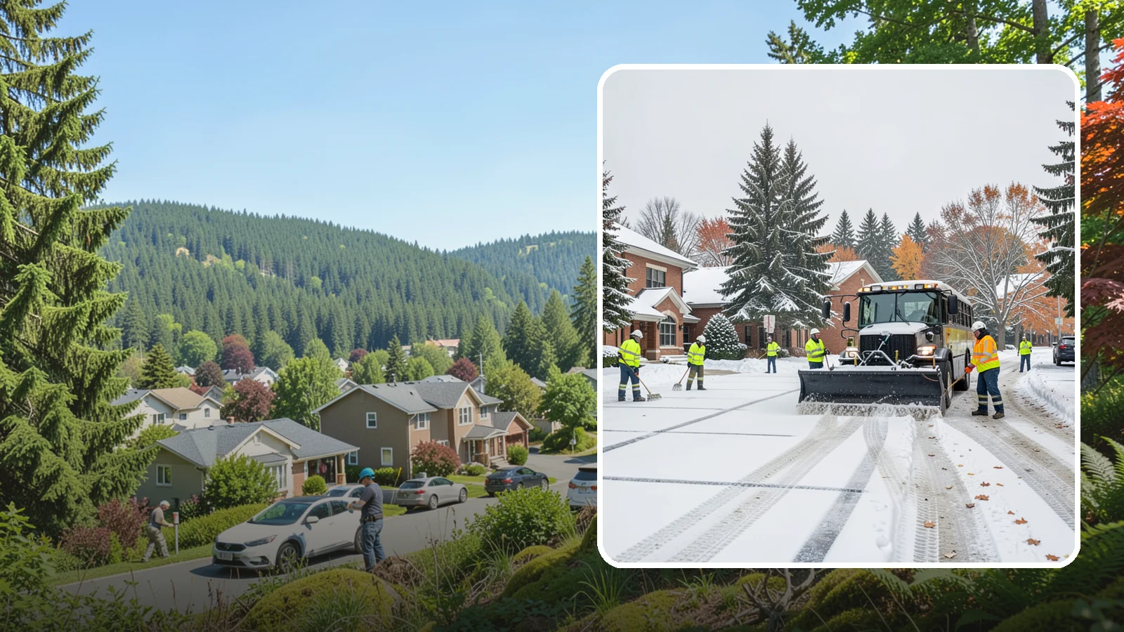 School Campus Snow Removal in Index, Snohomish County, WA - We clear school campuses so students, staff, and buses arrive and move safely on snowy mornings.