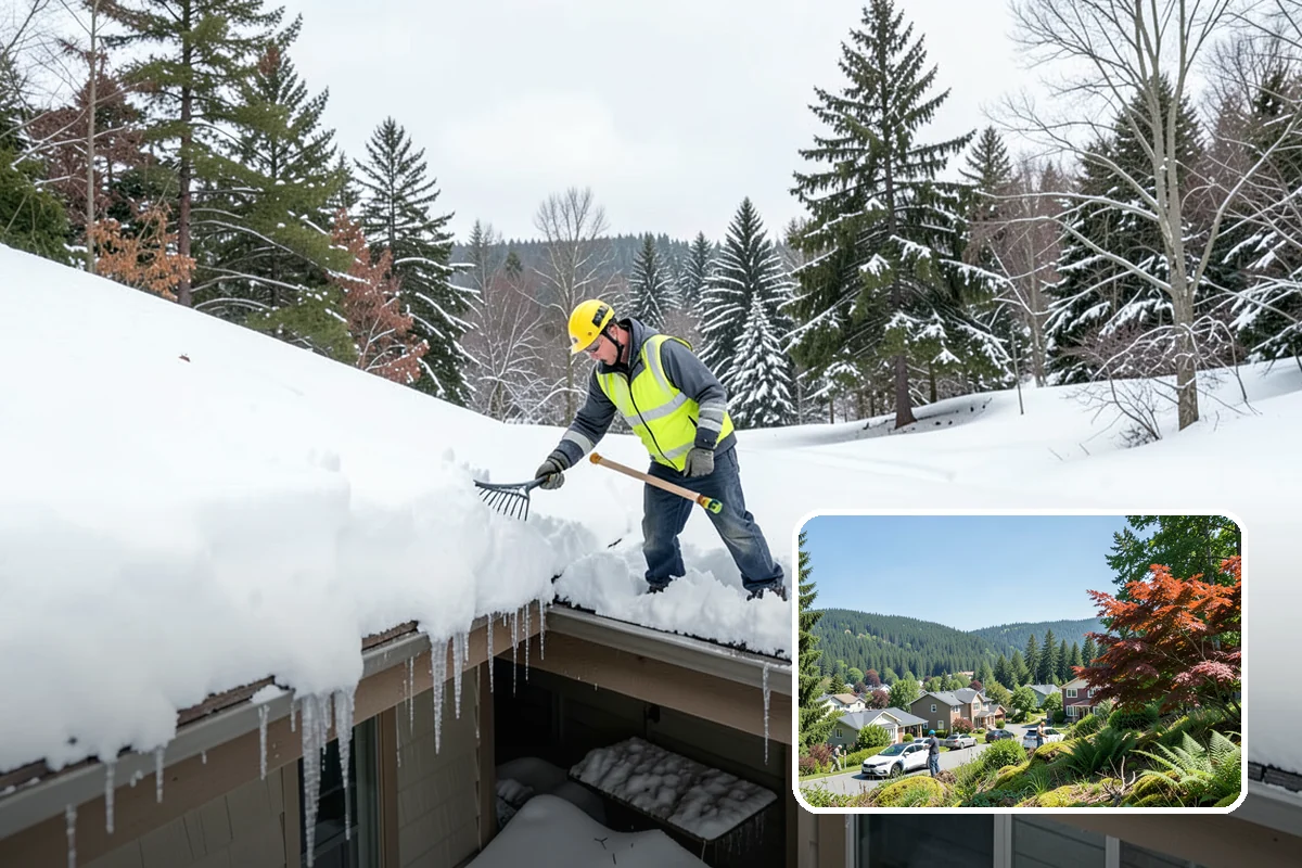 School Campus Snow Removal in Index, Snohomish County, WA - Campus ready before students arrive