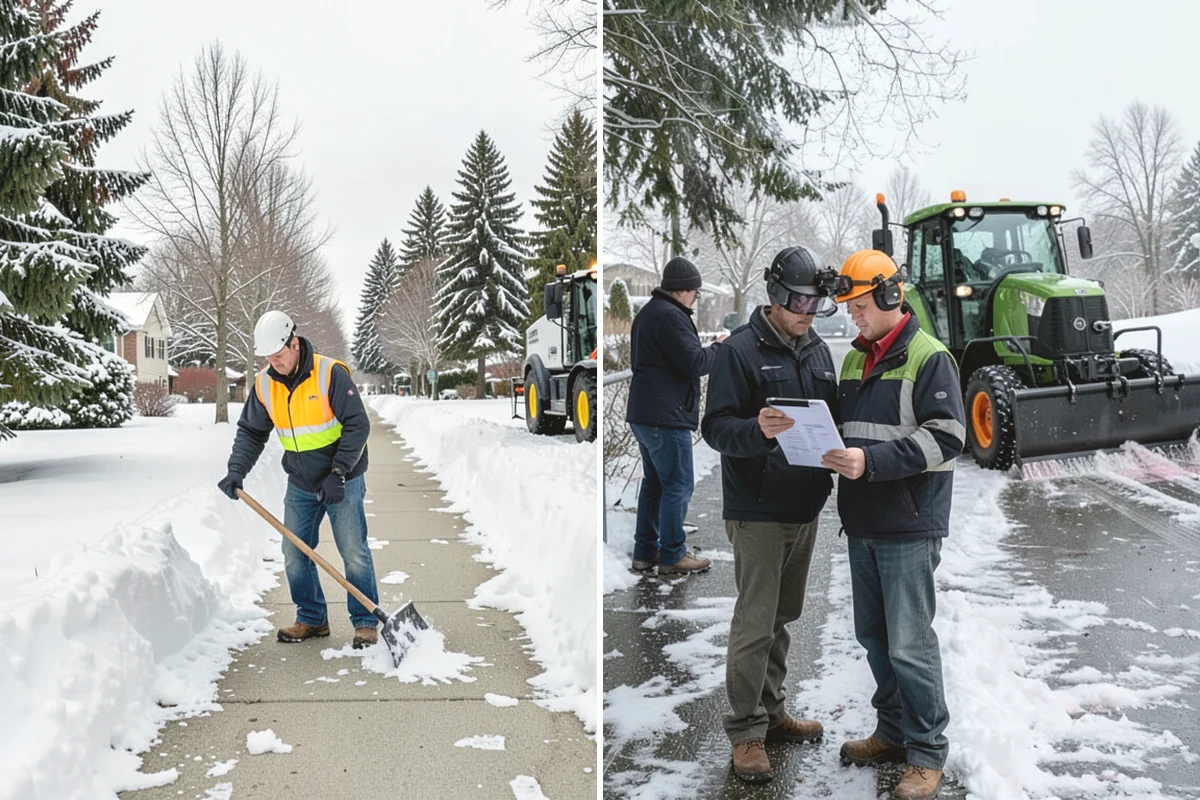 School Campus Snow Removal in Issaquah, King County, WA - Prioritize bus loops, drop-offs, and entrances