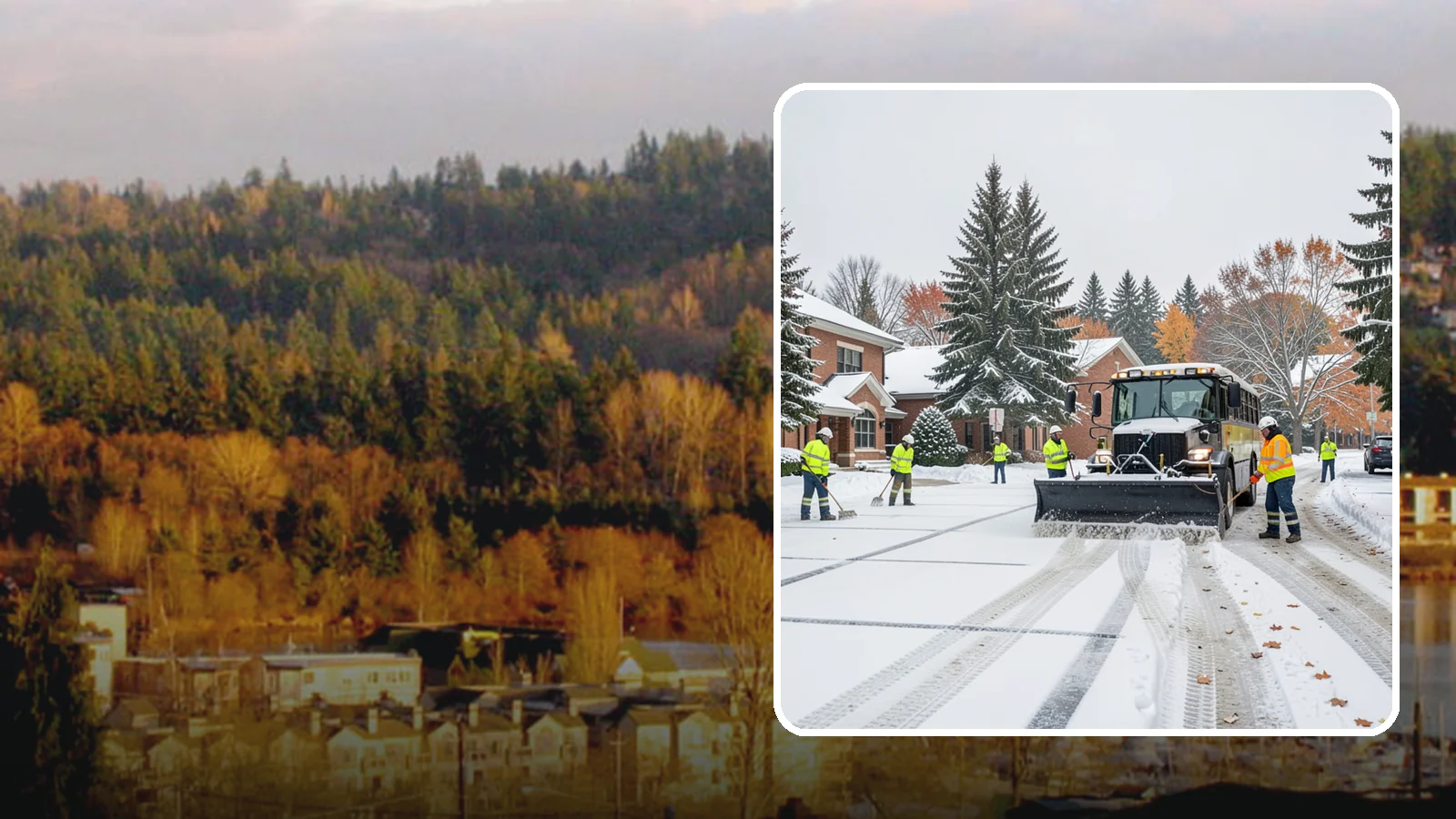 School Campus Snow Removal in Kenmore, King County, WA - We clear school campuses so students, staff, and buses arrive and move safely on snowy mornings.
