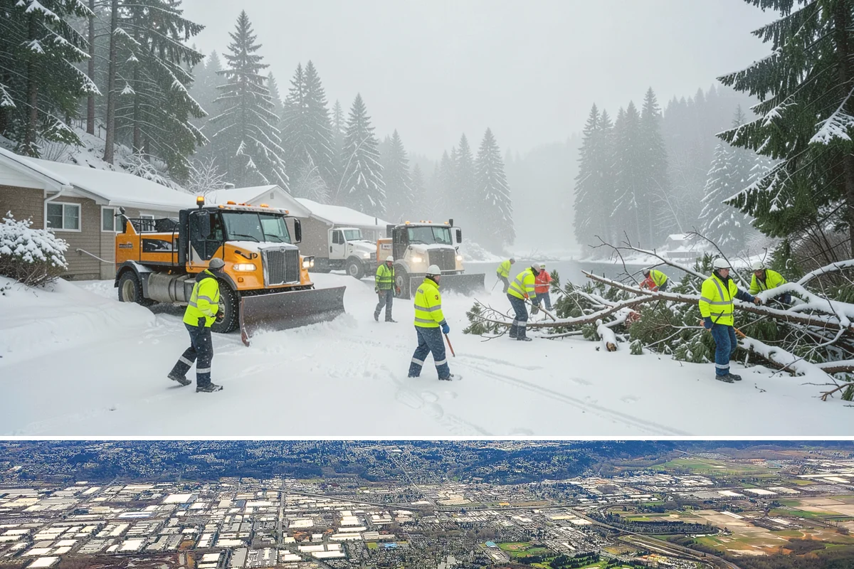 School Campus Snow Removal in Kent, King County, WA - School campus service is most critical on snowy school mornings from December through February.