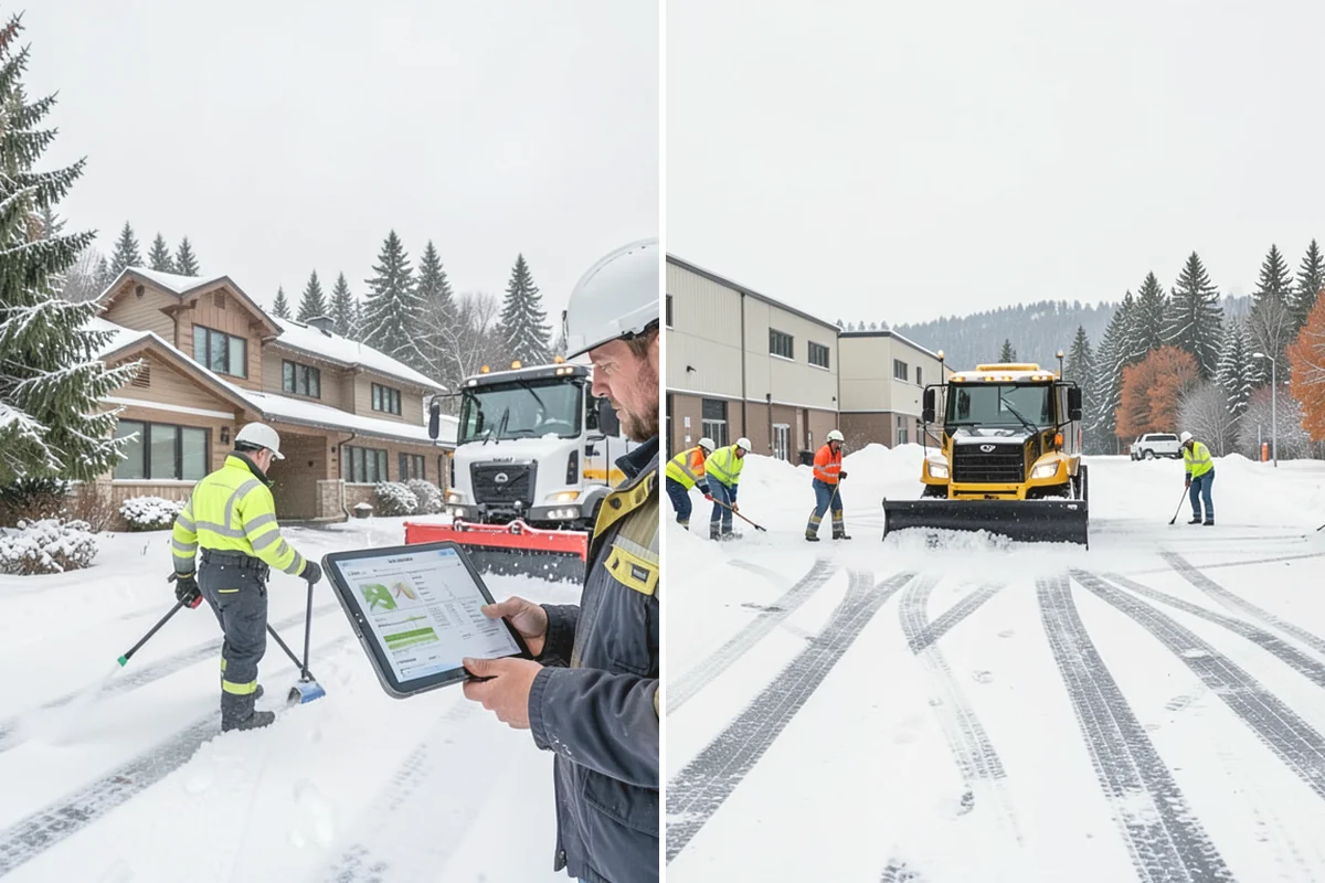 School Campus Snow Removal in Lake Stevens, Snohomish County, WA - Prioritize bus loops, drop-offs, and entrances