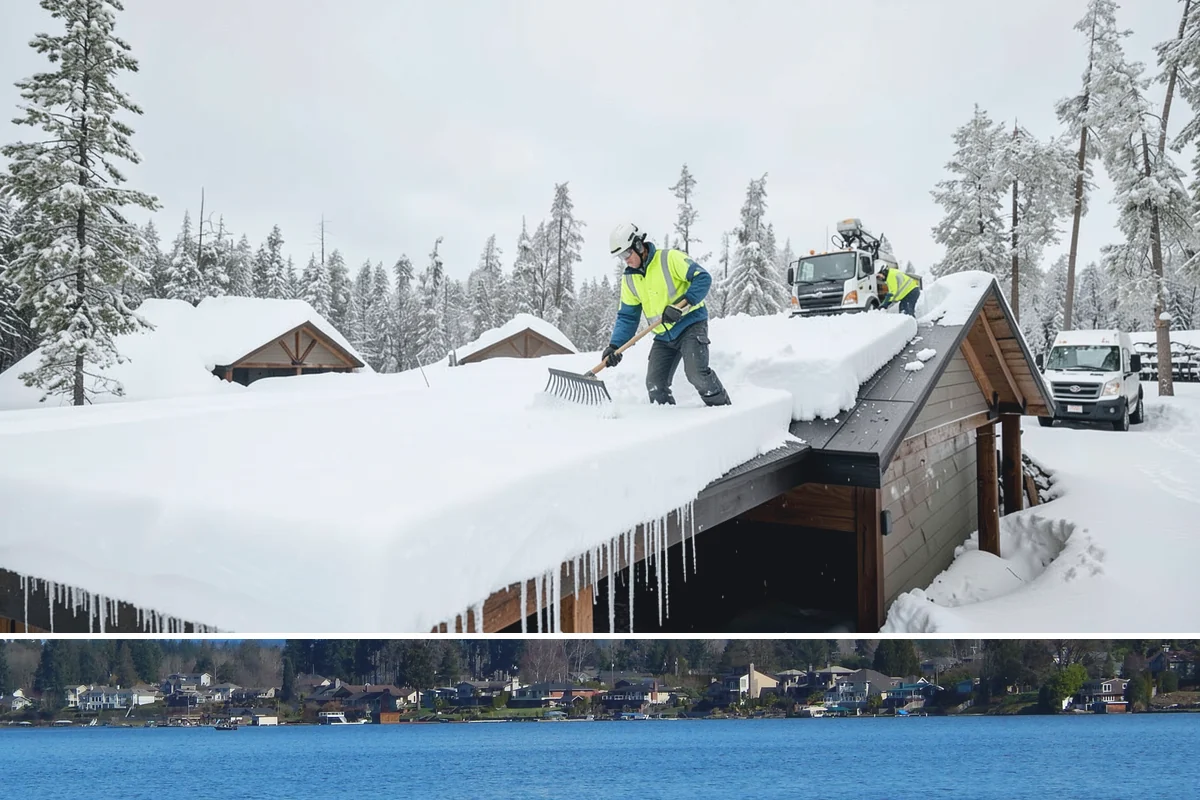 School Campus Snow Removal in Lake Stevens, Snohomish County, WA - School campus service is most critical on snowy school mornings from December through February.