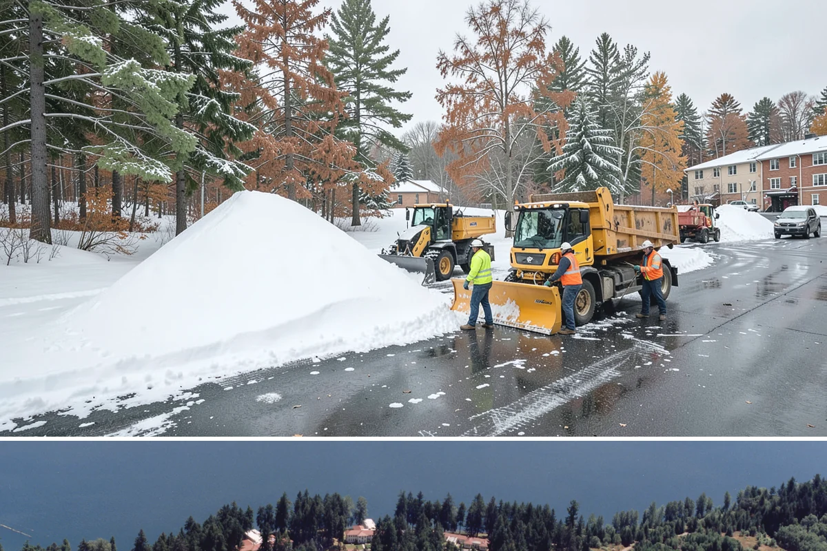 School Campus Snow Removal in Lakewood, Pierce County, WA - School campus service is most critical on snowy school mornings from December through February.