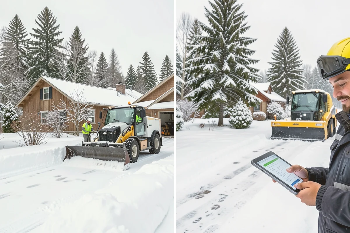 School Campus Snow Removal in Langley, Island County, WA - Prioritize bus loops, drop-offs, and entrances