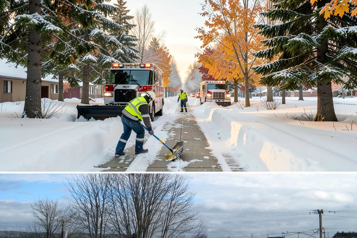 School Campus Snow Removal in Langley, Island County, WA - School campus service is most critical on snowy school mornings from December through February.