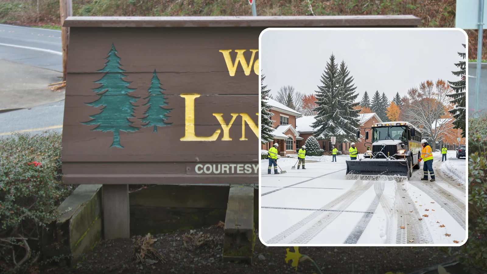 School Campus Snow Removal in Lynnwood, Snohomish County, WA - We clear school campuses so students, staff, and buses arrive and move safely on snowy mornings.