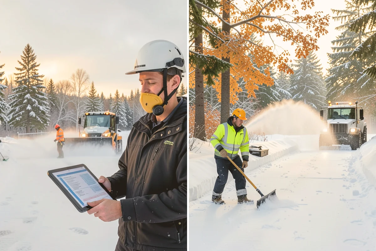 School Campus Snow Removal in Lynnwood, Snohomish County, WA - Prioritize bus loops, drop-offs, and entrances