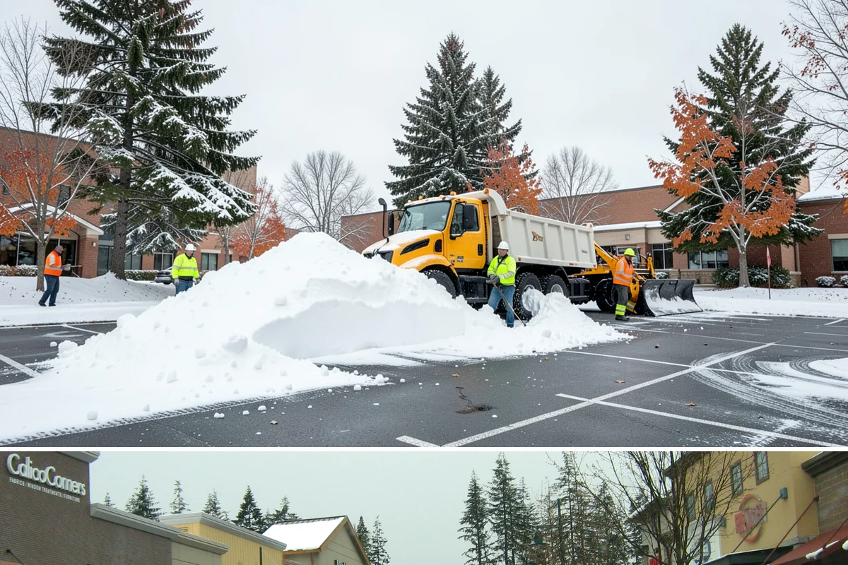 School Campus Snow Removal in Mill Creek, Snohomish County, WA - School campus service is most critical on snowy school mornings from December through February.