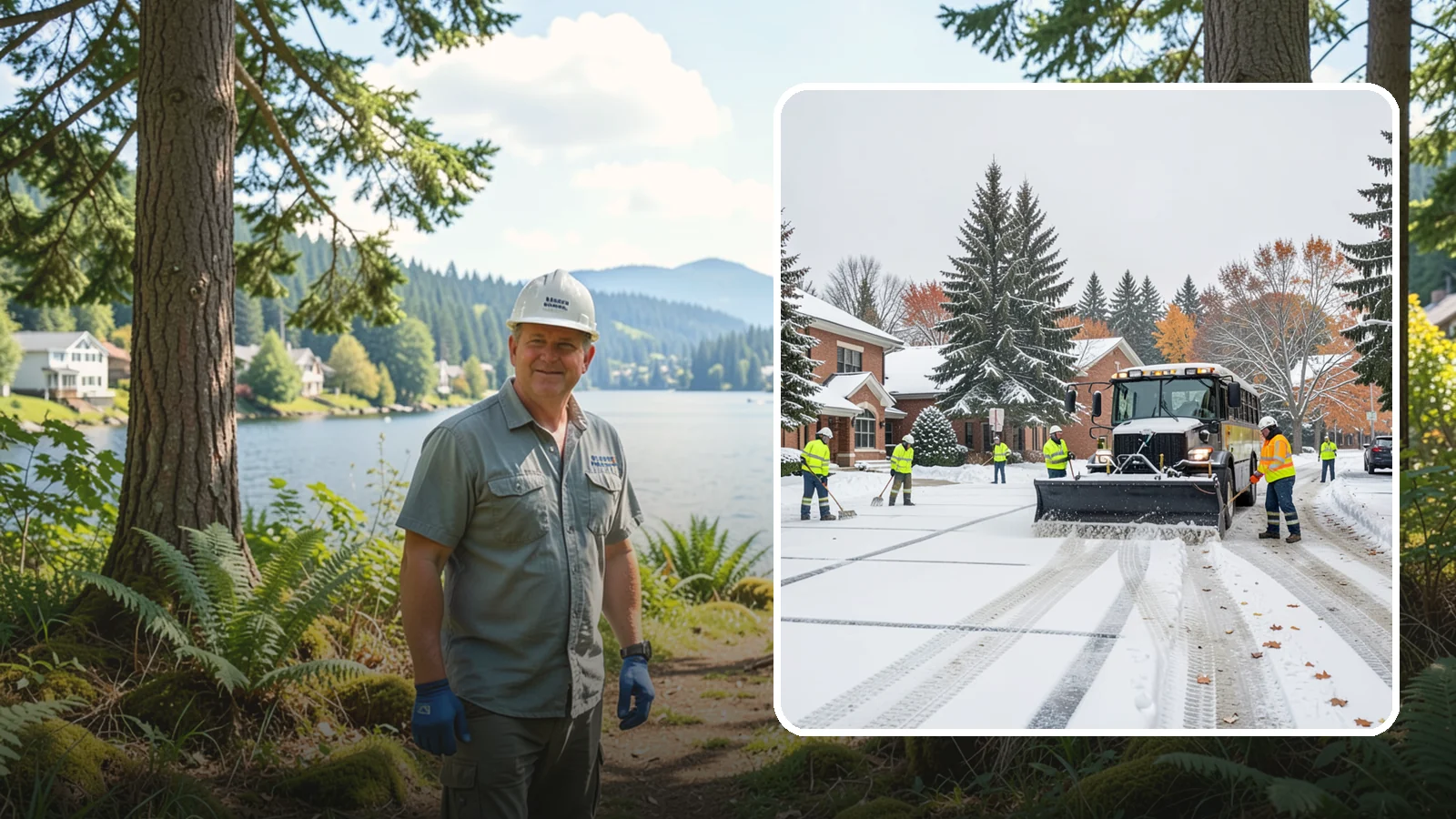 School Campus Snow Removal in Milton, King County, WA - We clear school campuses so students, staff, and buses arrive and move safely on snowy mornings.