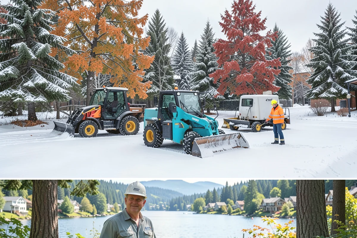 School Campus Snow Removal in Milton, King County, WA - School campus service is most critical on snowy school mornings from December through February.