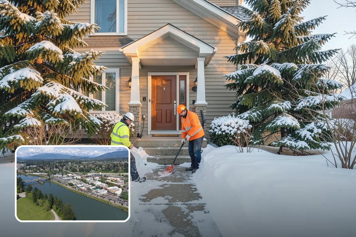 School Campus Snow Removal in Mount Vernon, Skagit County, WA - Campus ready before students arrive