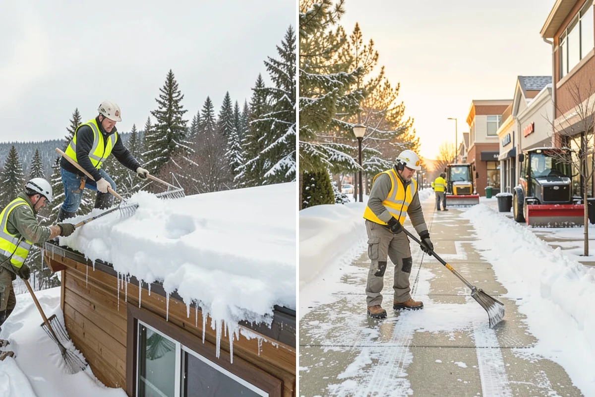 School Campus Snow Removal in Mount Vernon, Skagit County, WA - Prioritize bus loops, drop-offs, and entrances
