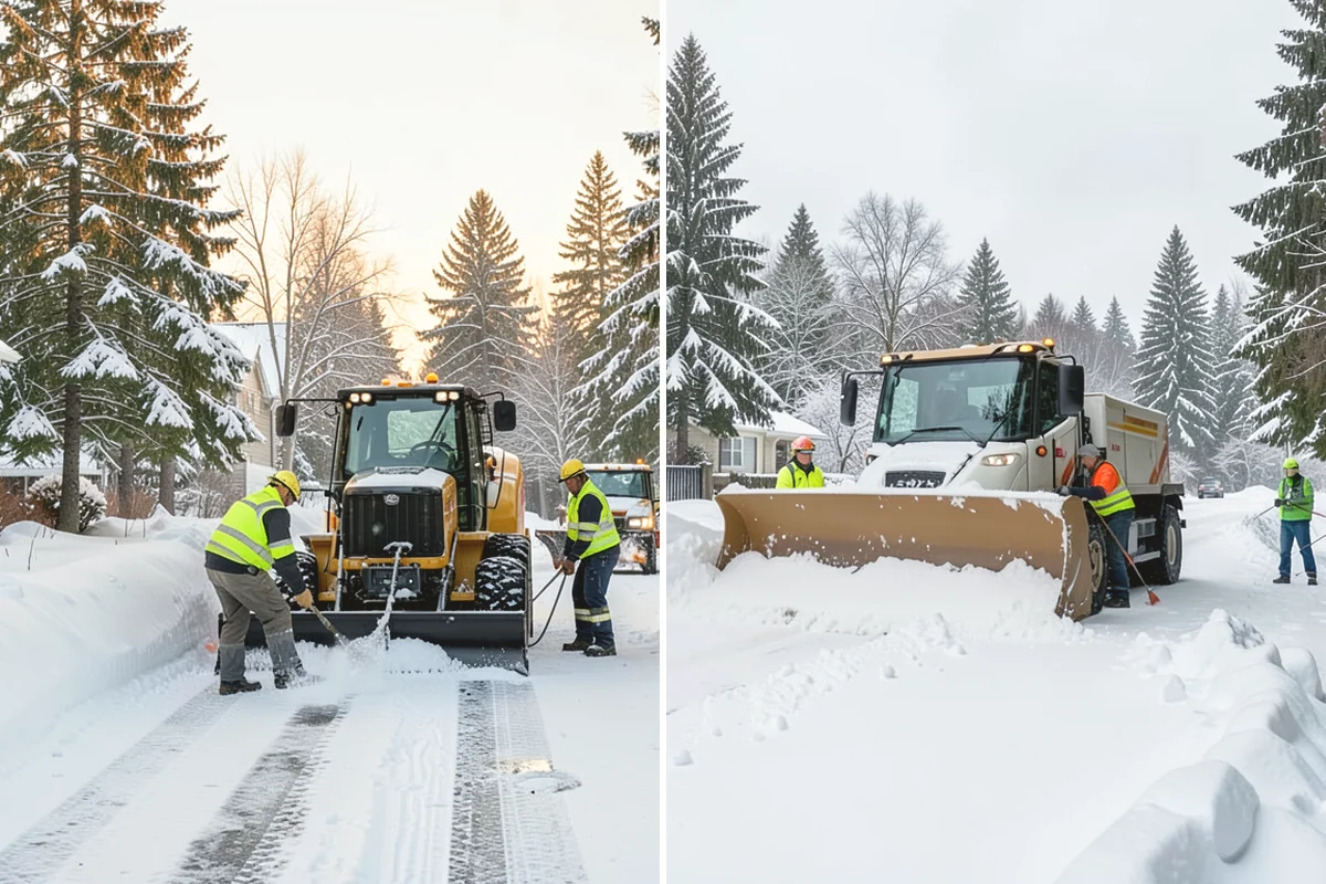 School Campus Snow Removal in Mountlake Terrace, Snohomish County, WA - Prioritize bus loops, drop-offs, and entrances