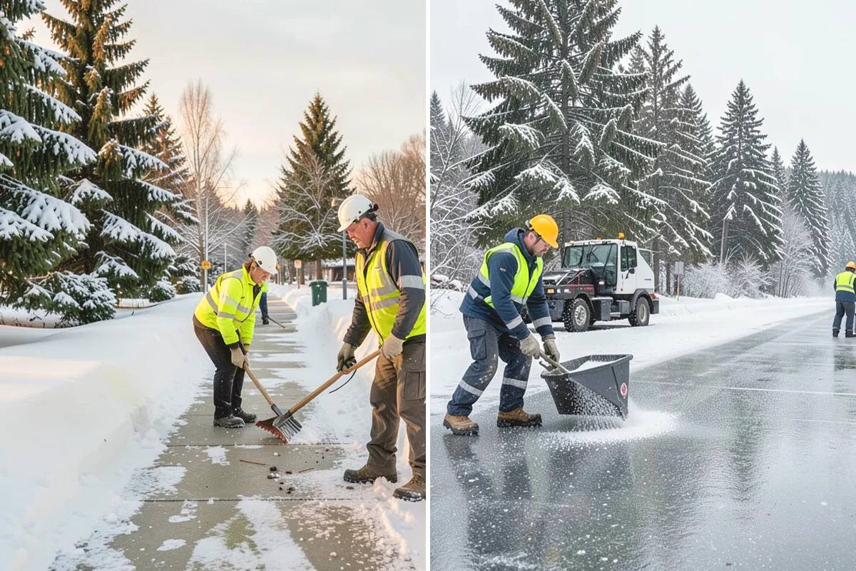 School Campus Snow Removal in Mukilteo, Snohomish County, WA - Prioritize bus loops, drop-offs, and entrances