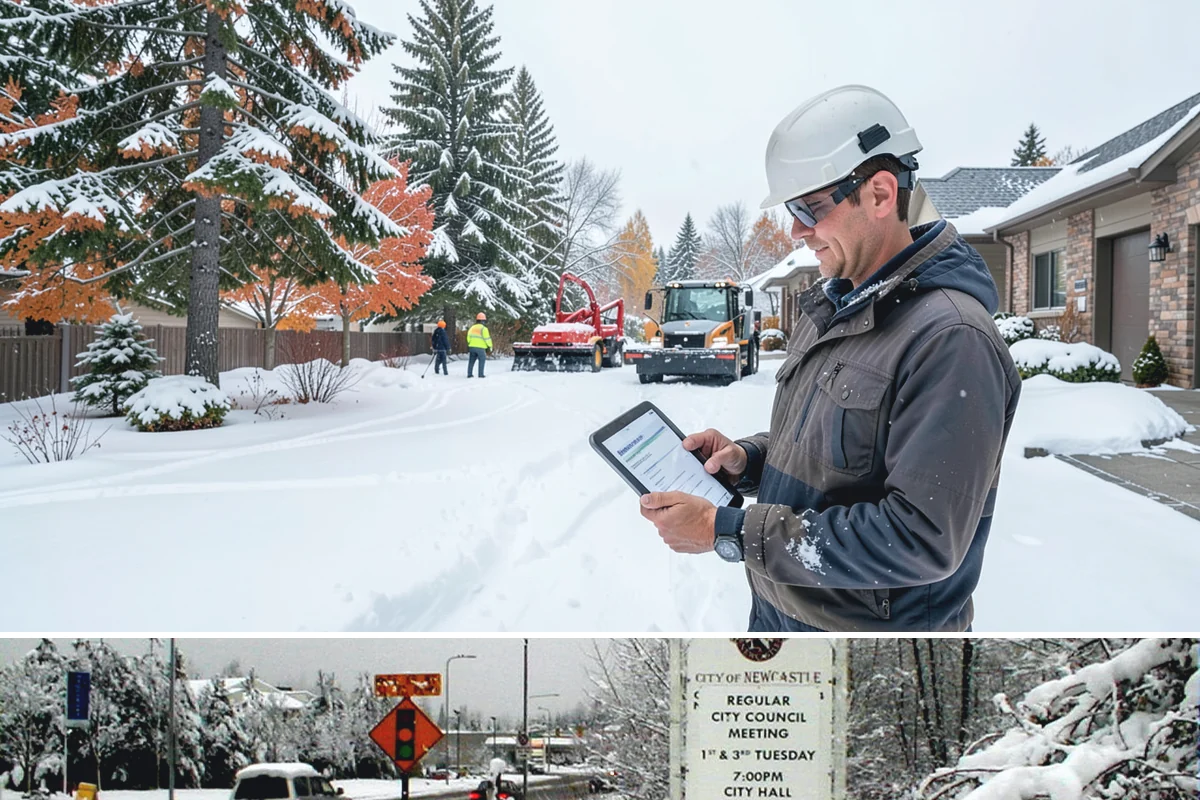 School Campus Snow Removal in Newcastle, King County, WA - School campus service is most critical on snowy school mornings from December through February.