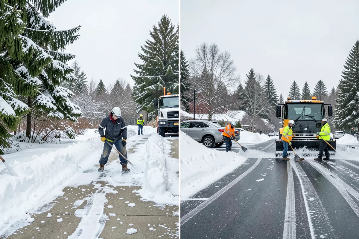 School Campus Snow Removal in Normandy Park, King County, WA - Prioritize bus loops, drop-offs, and entrances