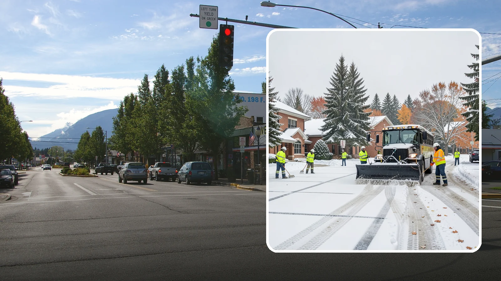 School Campus Snow Removal in North Bend, King County, WA - We clear school campuses so students, staff, and buses arrive and move safely on snowy mornings.