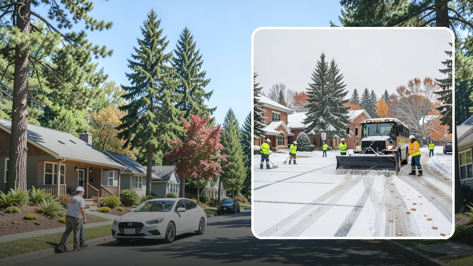 School Campus Snow Removal in Orting, Pierce County, WA - We clear school campuses so students, staff, and buses arrive and move safely on snowy mornings.