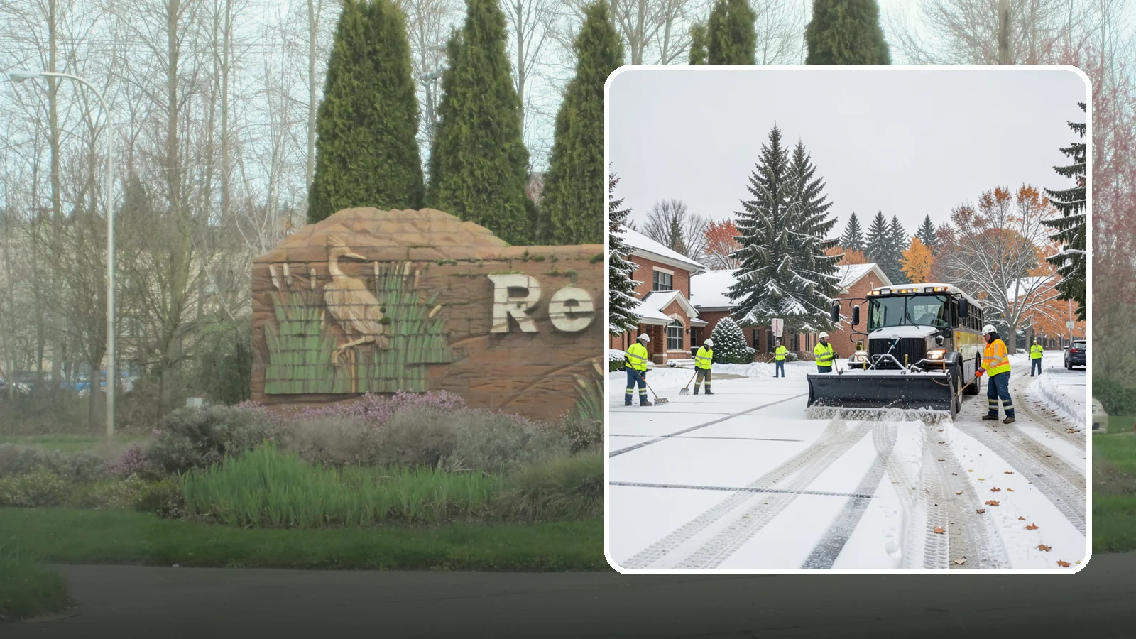 School Campus Snow Removal in Renton, King County, WA - We clear school campuses so students, staff, and buses arrive and move safely on snowy mornings.
