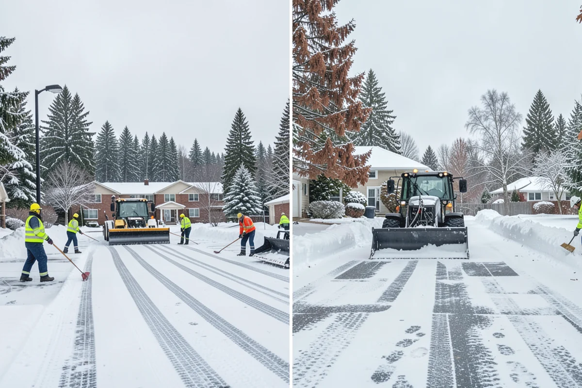 School Campus Snow Removal in Renton, King County, WA - Prioritize bus loops, drop-offs, and entrances