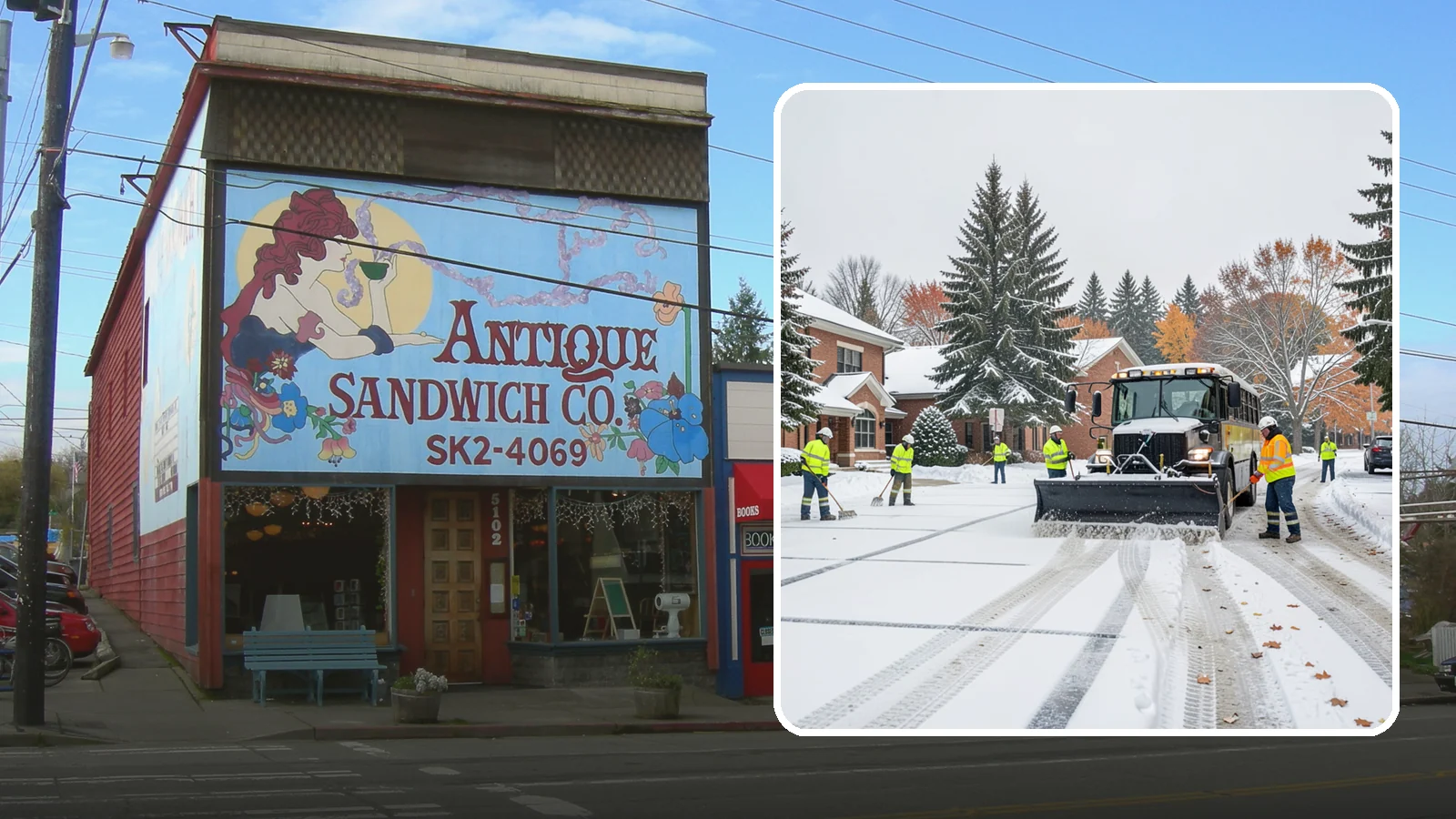 School Campus Snow Removal in Ruston, Pierce County, WA - We clear school campuses so students, staff, and buses arrive and move safely on snowy mornings.