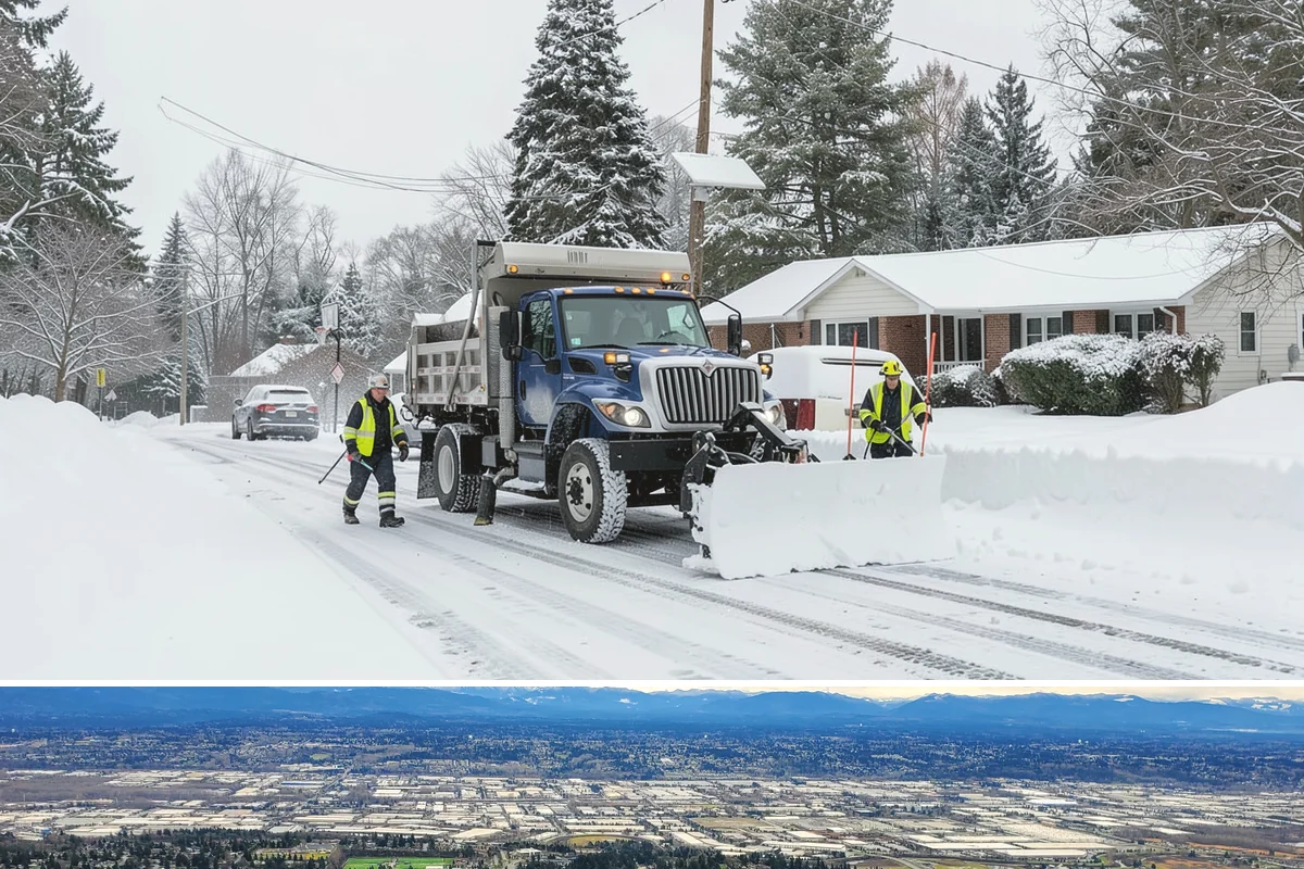 School Campus Snow Removal in SeaTac, King County, WA - School campus service is most critical on snowy school mornings from December through February.