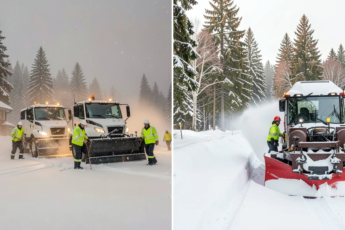 School Campus Snow Removal in Shoreline, King County, WA - Prioritize bus loops, drop-offs, and entrances