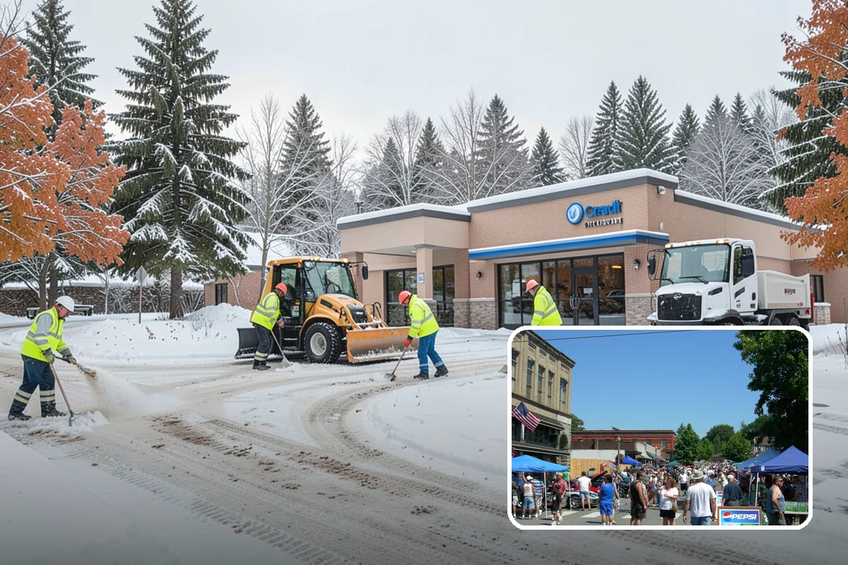 School Campus Snow Removal in Snohomish, Snohomish County, WA - Campus ready before students arrive