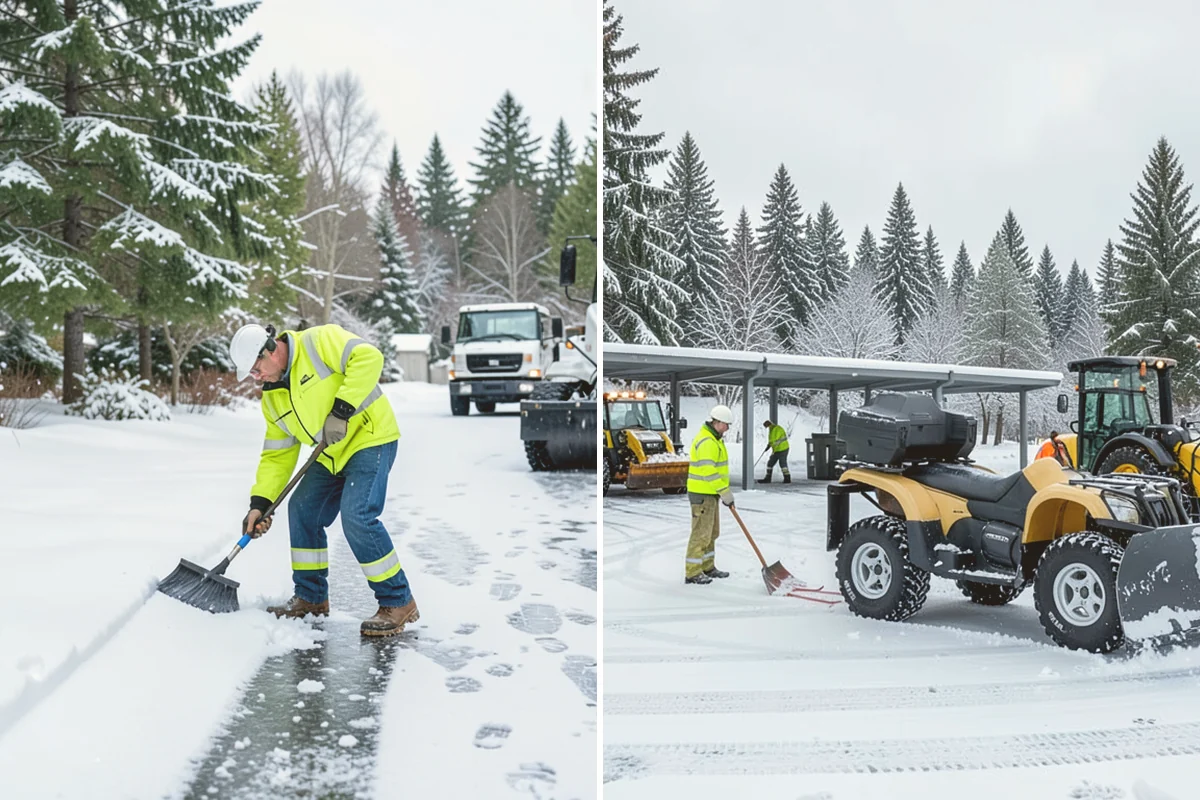 School Campus Snow Removal in Snohomish, Snohomish County, WA - Prioritize bus loops, drop-offs, and entrances