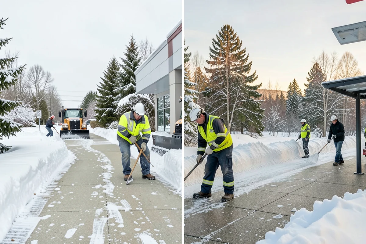 School Campus Snow Removal in Snoqualmie, King County, WA - Prioritize bus loops, drop-offs, and entrances