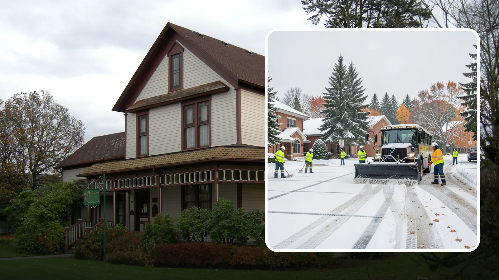School Campus Snow Removal in Sumner, Pierce County, WA - We clear school campuses so students, staff, and buses arrive and move safely on snowy mornings.