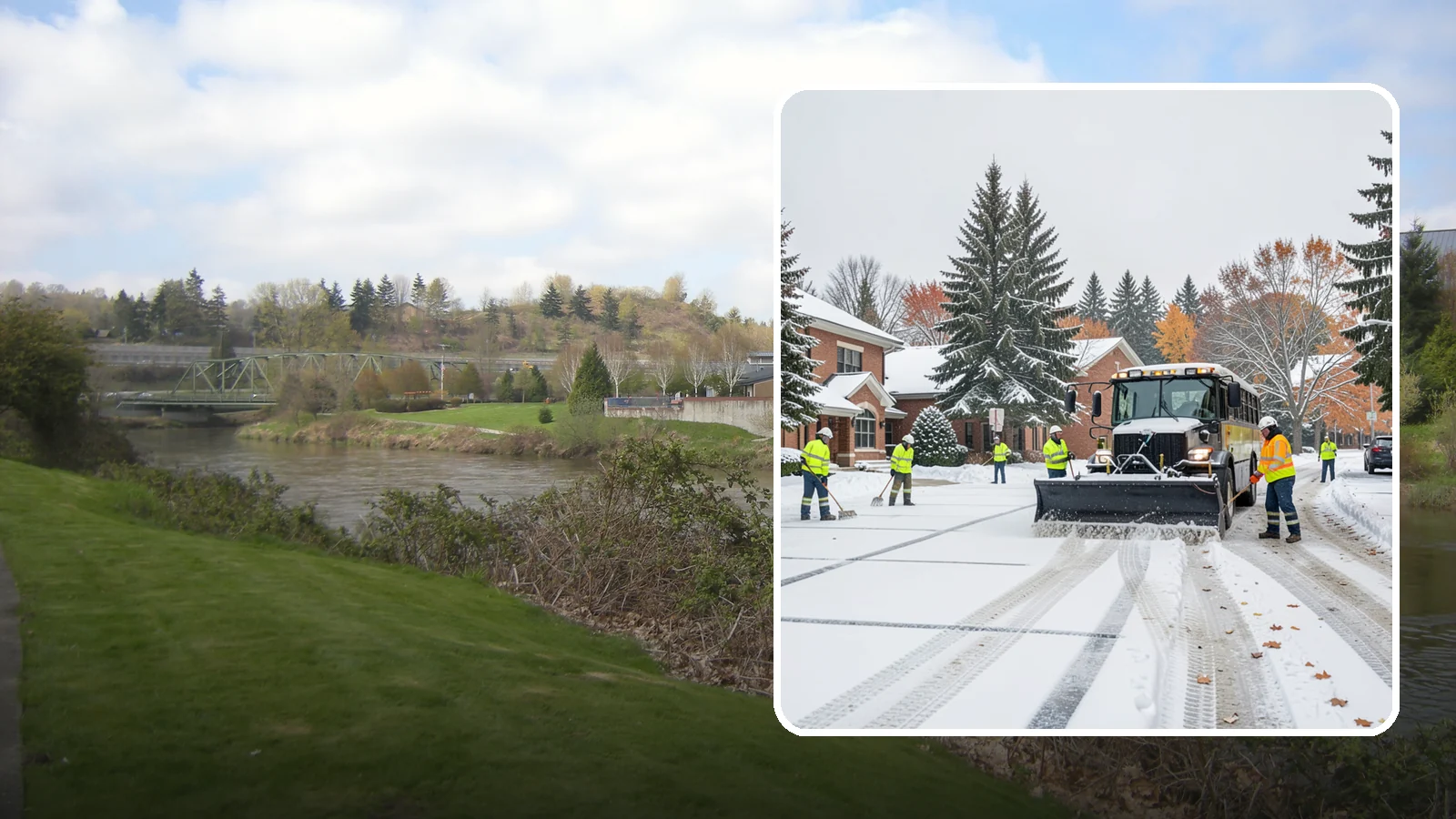 School Campus Snow Removal in Tukwila, King County, WA - We clear school campuses so students, staff, and buses arrive and move safely on snowy mornings.