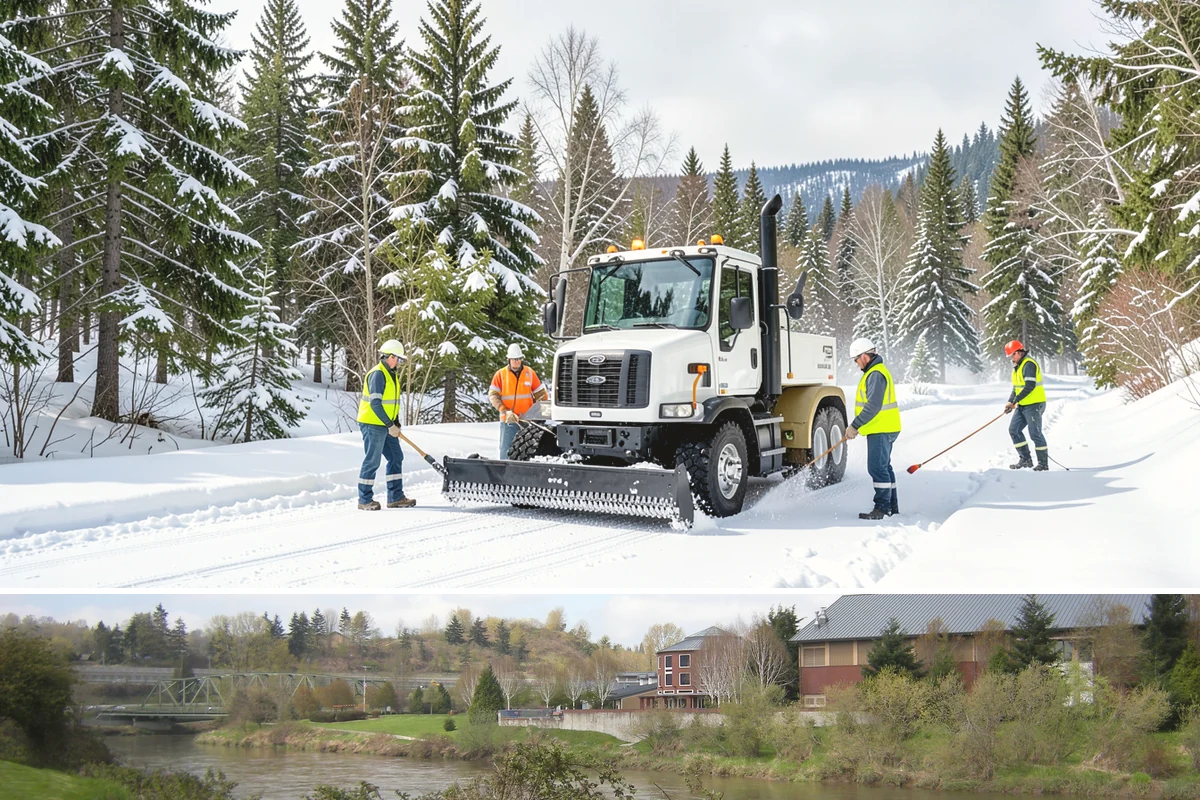 School Campus Snow Removal in Tukwila, King County, WA - School campus service is most critical on snowy school mornings from December through February.