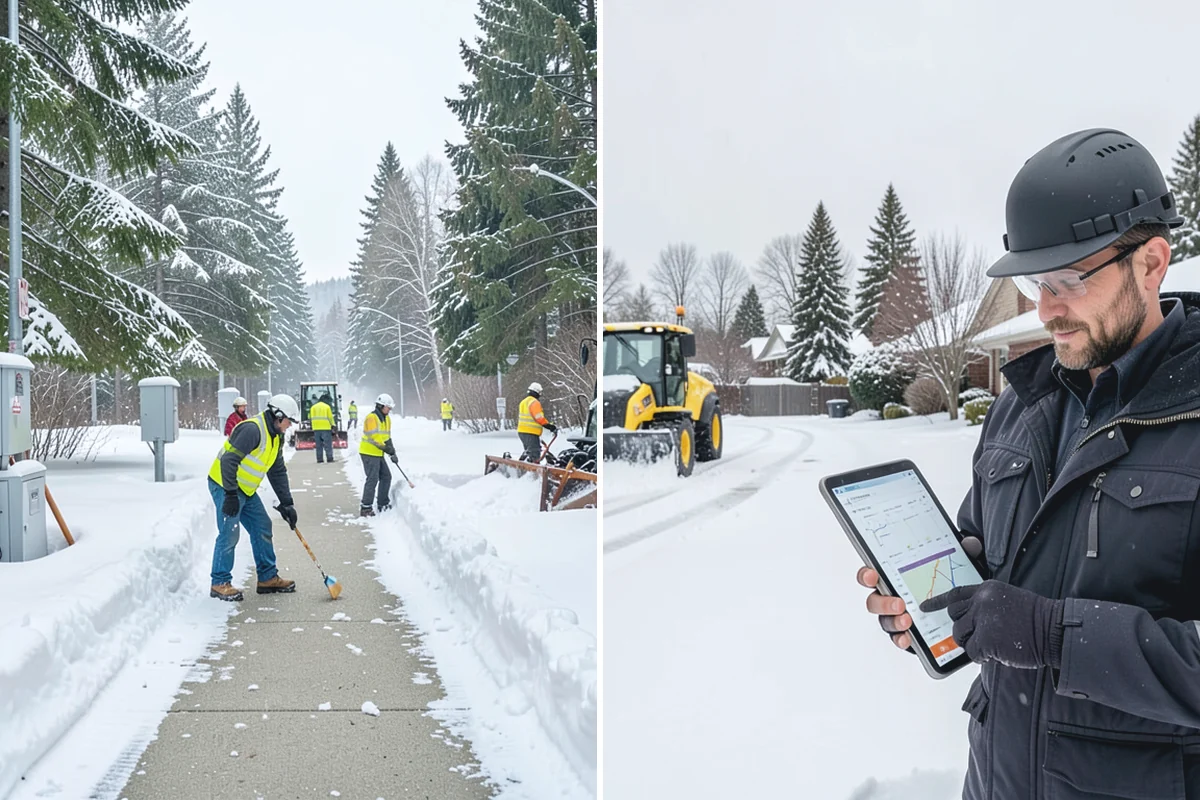 School Campus Snow Removal in Wilkeson, Pierce County, WA - Prioritize bus loops, drop-offs, and entrances