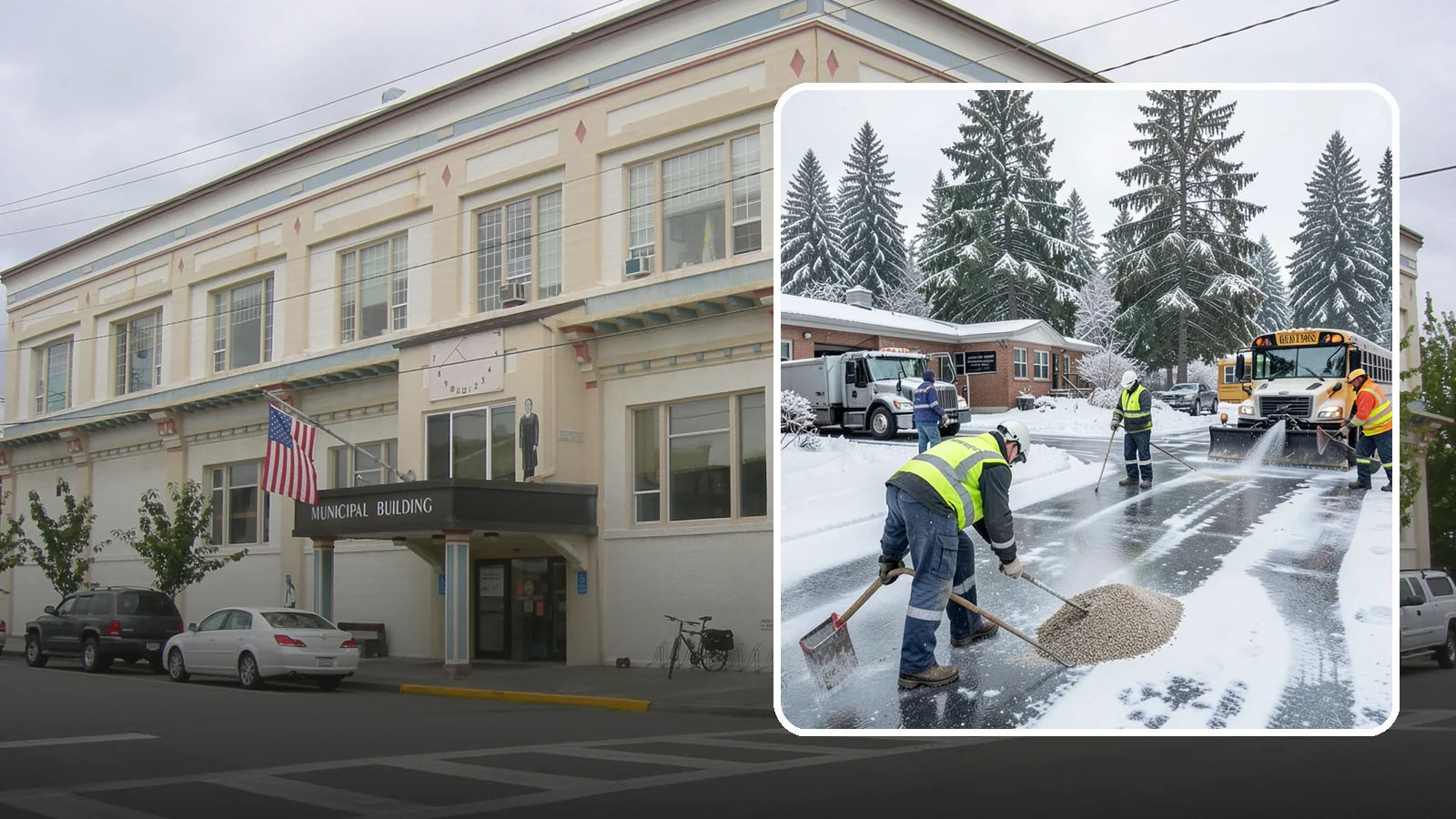 School Deicing in Anacortes, Skagit County, WA - Deicing for schools that keeps bus loops, crosswalks, and student entrances safe before the first children arrive on a frozen...