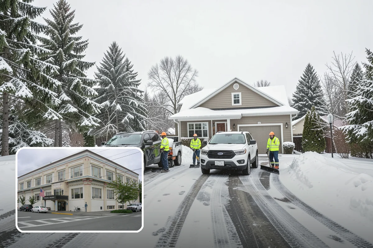 School Deicing in Anacortes, Skagit County, WA - Protects students at busy bus loops and crosswalks