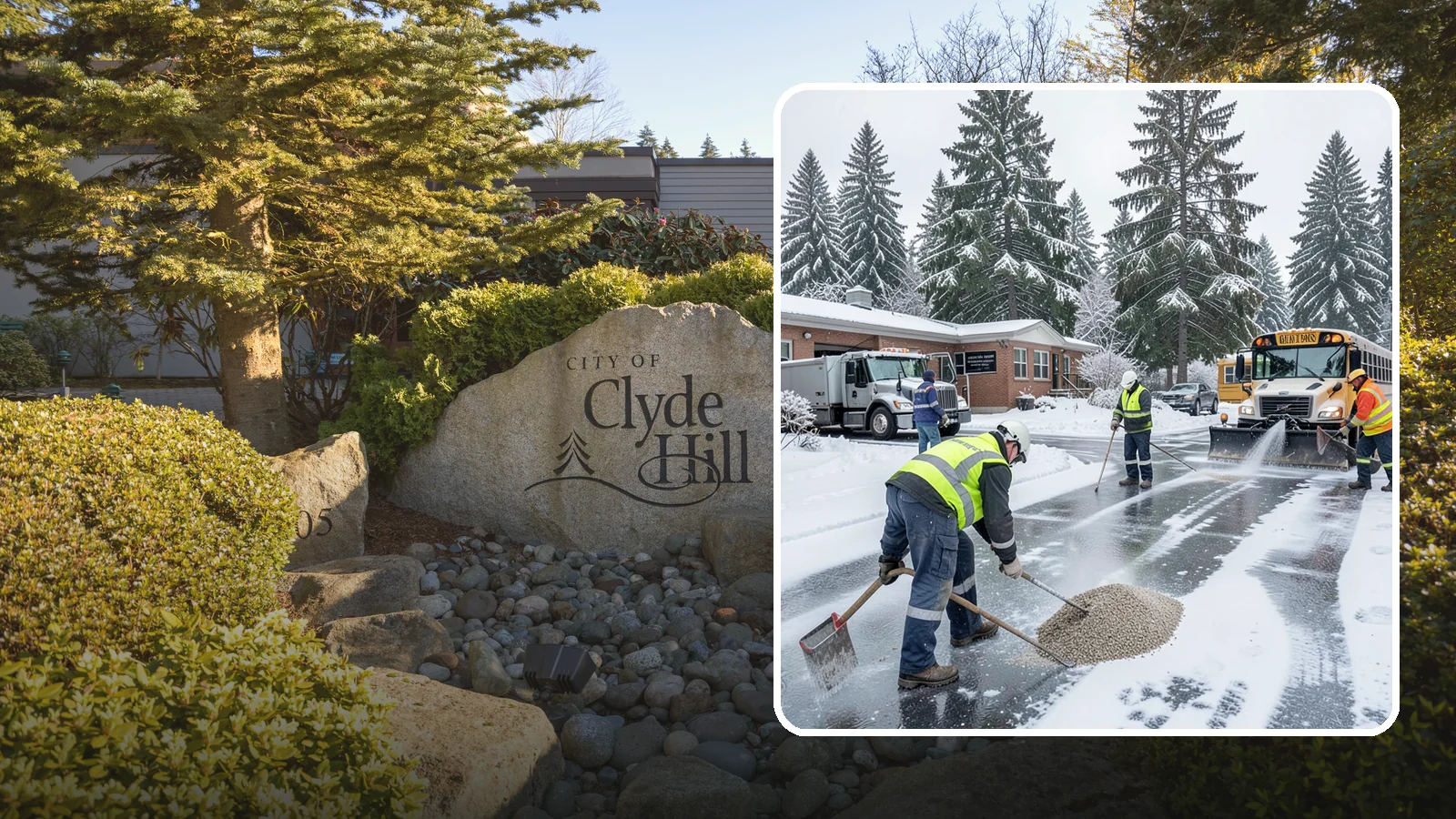 School Deicing in Clyde Hill, King County, WA - Deicing for schools that keeps bus loops, crosswalks, and student entrances safe before the first children arrive on a frozen...