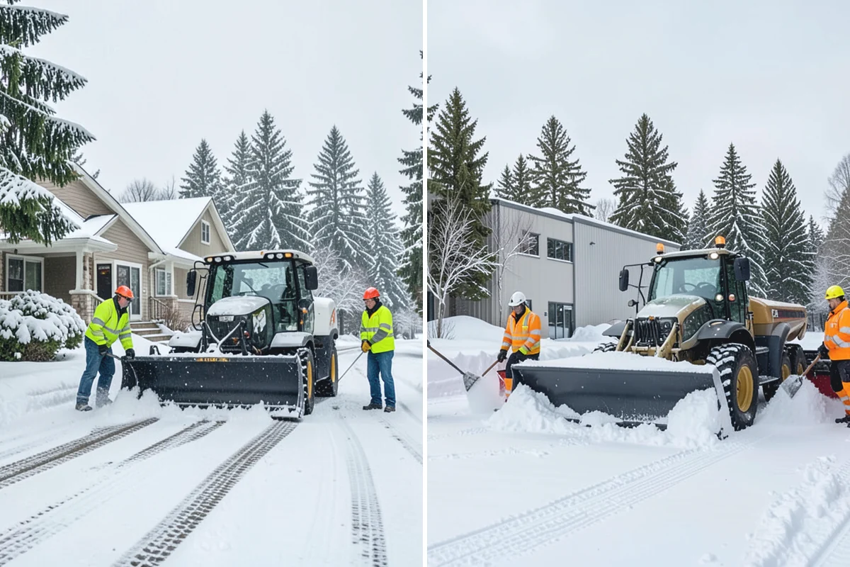 School Deicing in Darrington, Snohomish County, WA - Map bus loops, crosswalks, entrances, and student paths with staff