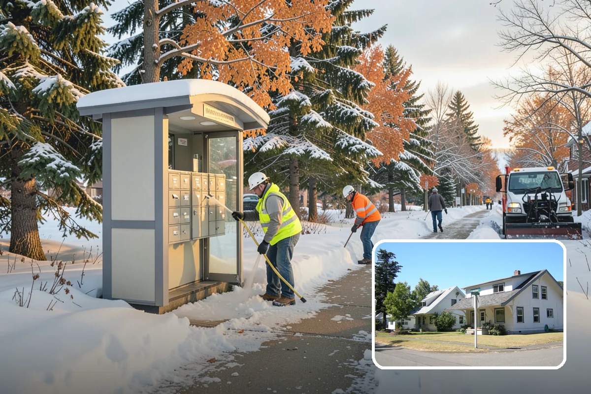 School Deicing in DuPont, Pierce County, WA - Protects students at busy bus loops and crosswalks