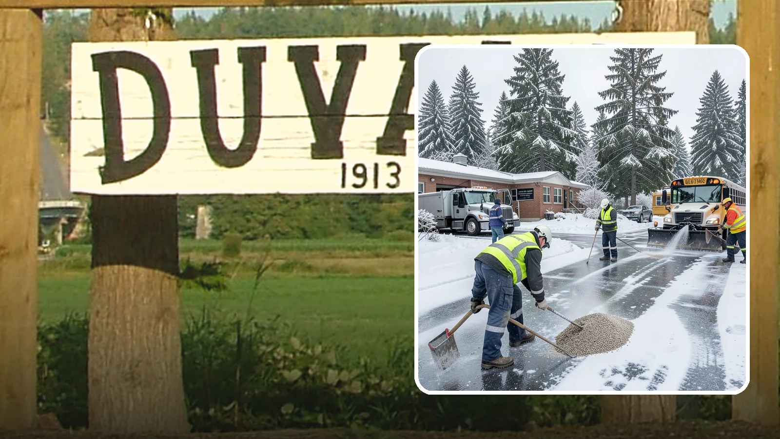 School Deicing in Duvall, King County, WA - Deicing for schools that keeps bus loops, crosswalks, and student entrances safe before the first children arrive on a frozen...