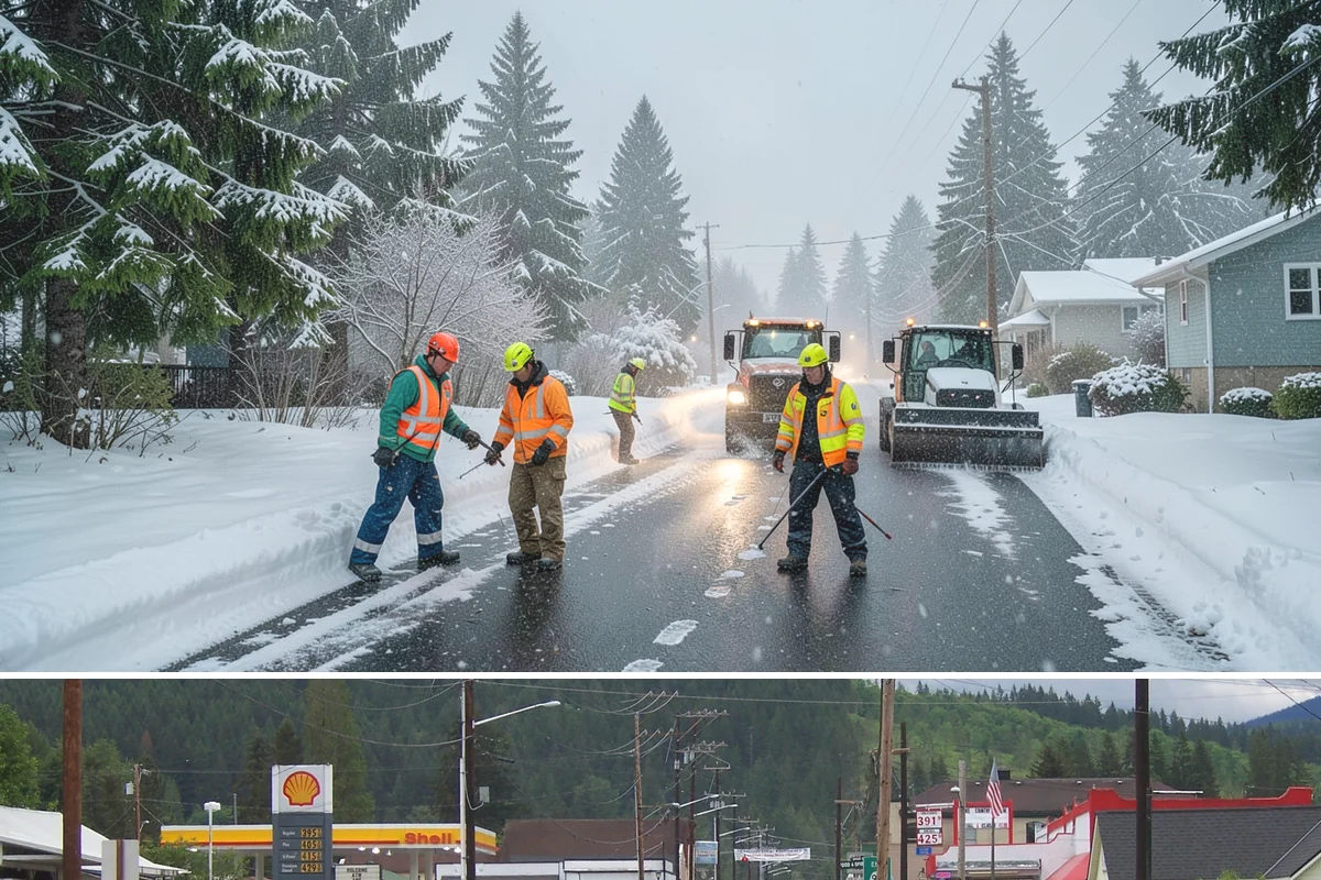 School Deicing in Granite Falls, Snohomish County, WA - The program follows the school calendar through winter, with heightened readiness on the freezing-rain mornings that threaten...