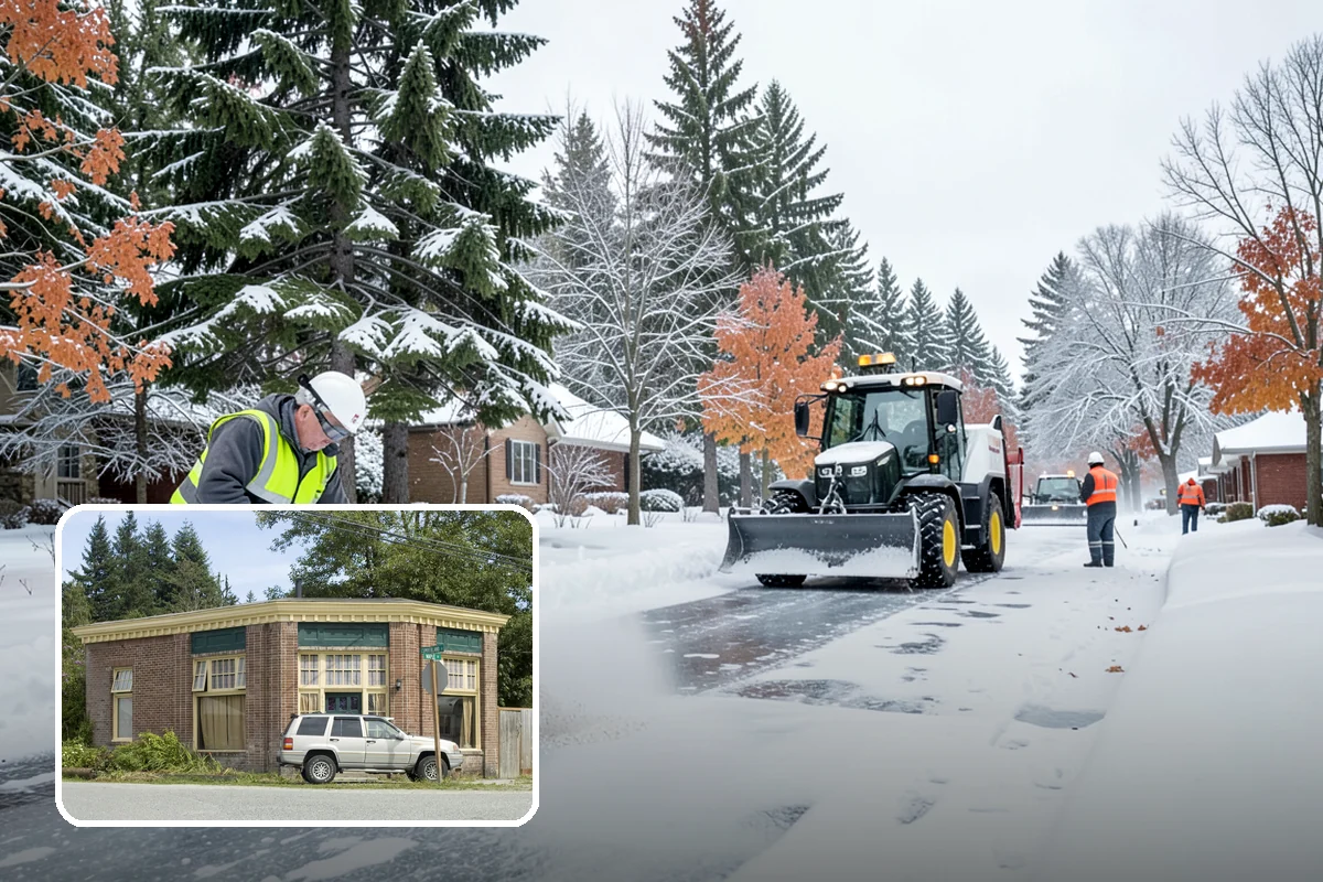 School Deicing in Hamilton, Skagit County, WA - Protects students at busy bus loops and crosswalks