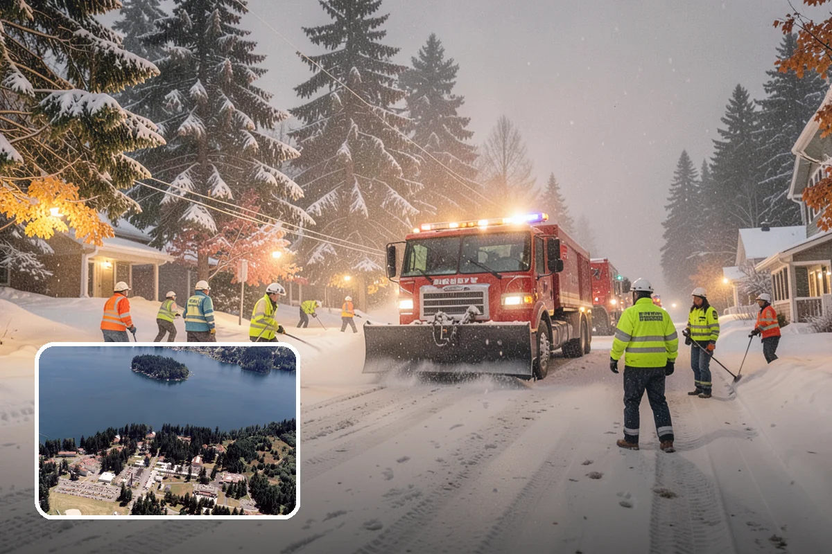 School Deicing in Lakewood, Pierce County, WA - Protects students at busy bus loops and crosswalks