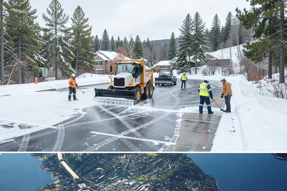 School Deicing in Mercer Island, King County, WA - The program follows the school calendar through winter, with heightened readiness on the freezing-rain mornings that threaten...