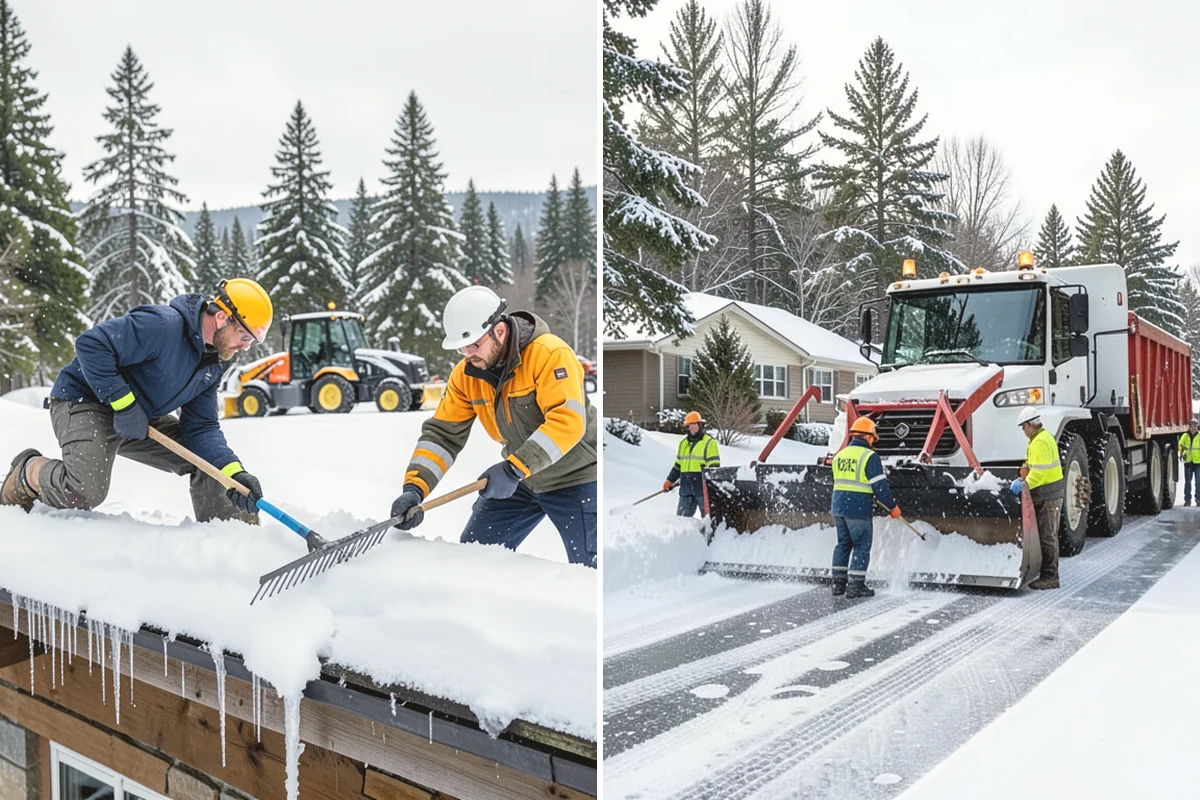 School Deicing in North Bend, King County, WA - Map bus loops, crosswalks, entrances, and student paths with staff