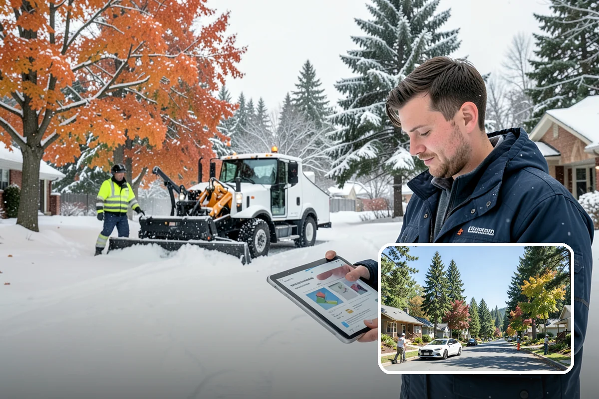 School Deicing in Orting, Pierce County, WA - Protects students at busy bus loops and crosswalks