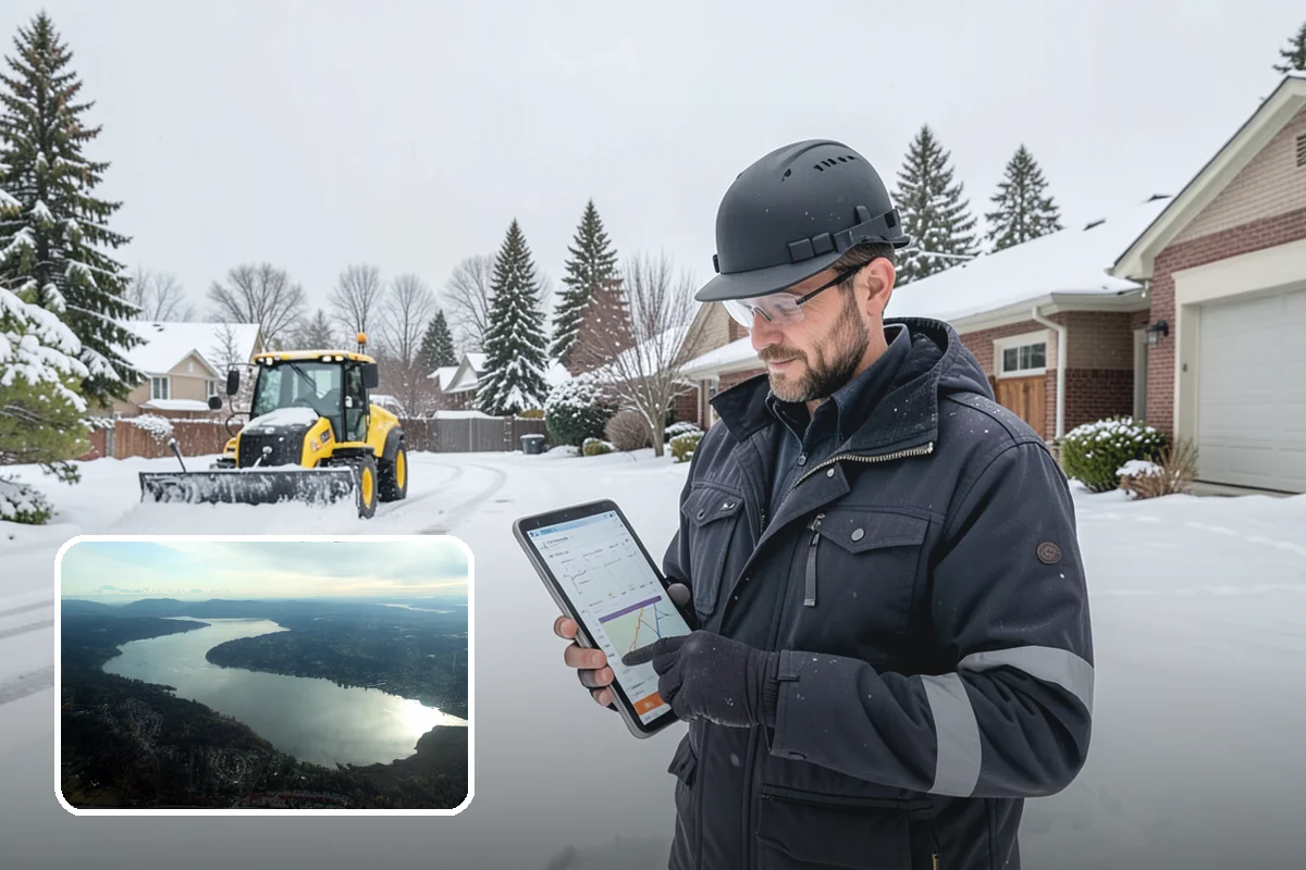 School Deicing in Sammamish, King County, WA - Protects students at busy bus loops and crosswalks